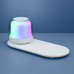 15W Wireless Fast Charger, RGB Light, Bluetooth Speaker - Devanti