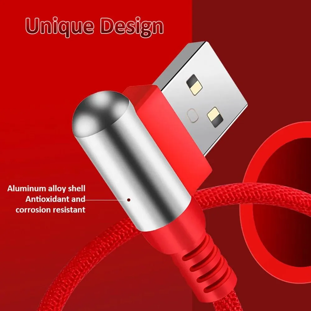 3-In-1 Charging Cable USB to Micro USB   Type C   Lightning Charging Cable Fast Charging