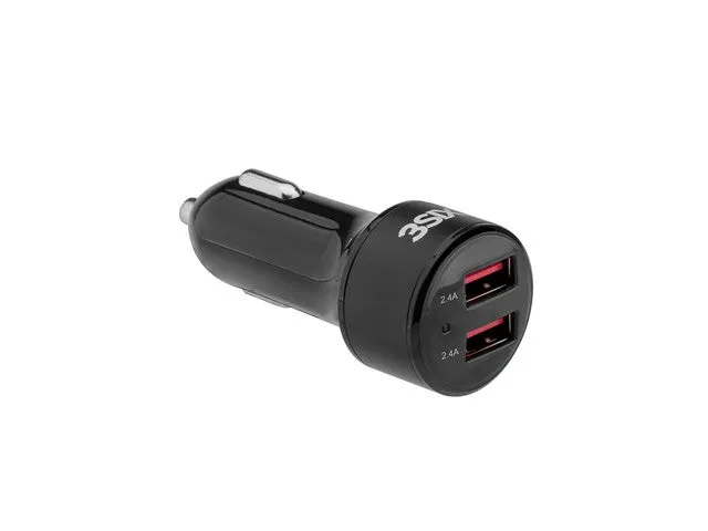 3sixT Car Charger 4.8A - Black