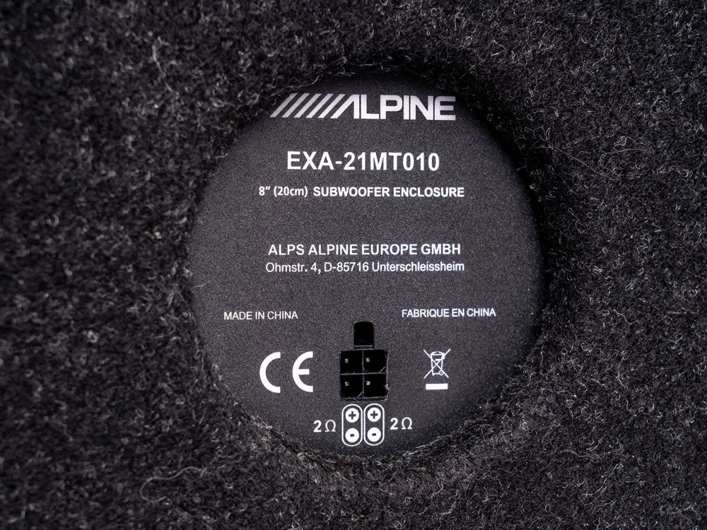 Alpine SWC-D84T6, 180W žemų dažnių garso kolonėlė, skirta WV T6.1 ar T6