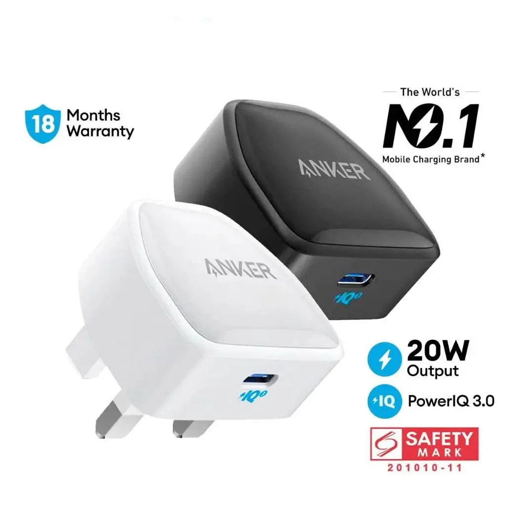 Anker Charger 511 PowerPort III Nano 20W USB C Charger A2633