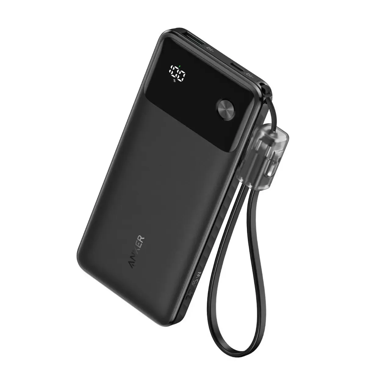 Anker Power Bank Powercore 10000mAh 22.5W Portable Charger with USB C Lanyard Cable A1388