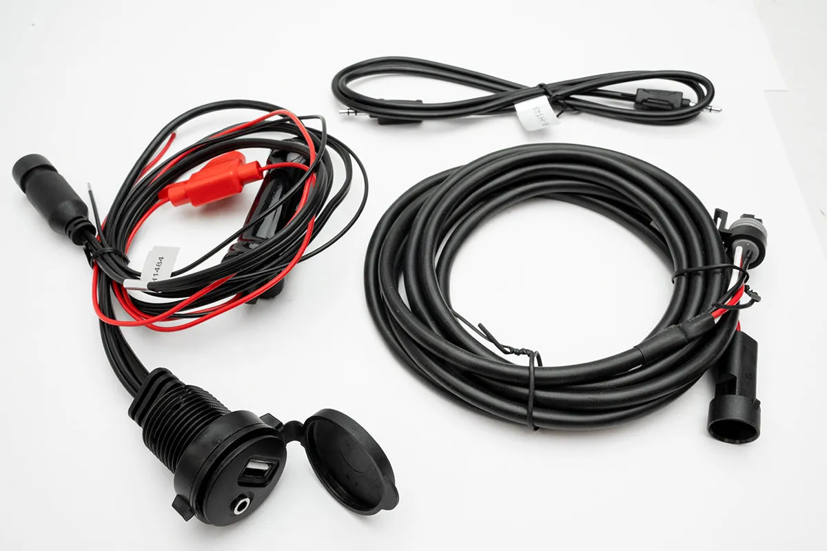 AUX and USB Charge add-on for WP Overhead Systems