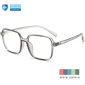 Blue Light Blocking Glasses for Computer Gaming Square Frame - Gaia