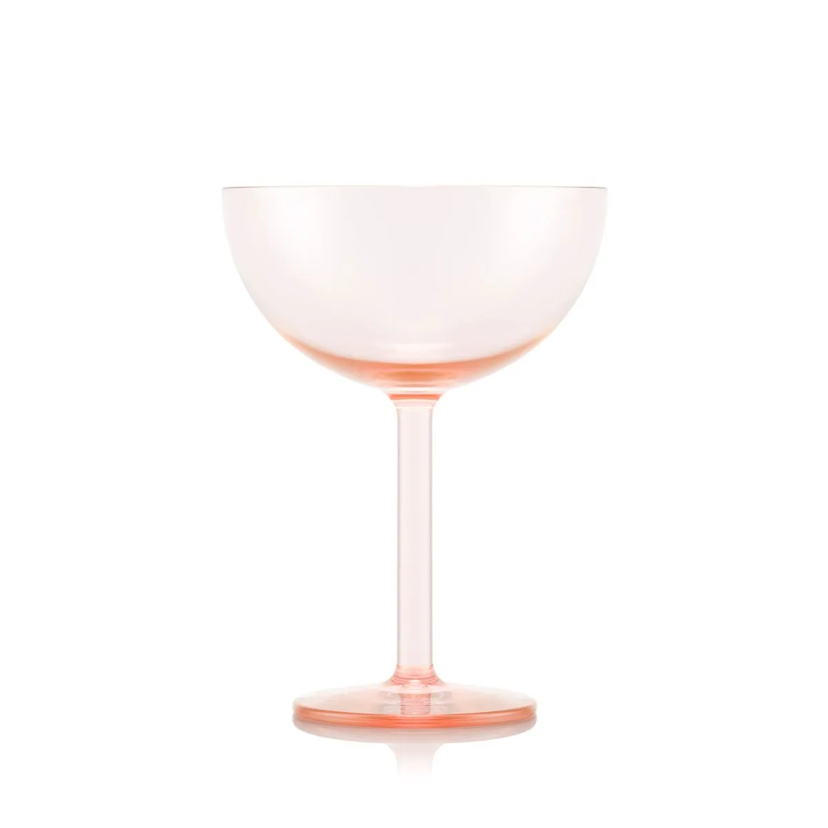 Bodum Oktett Champagne Coupe Glasses 4 Pcs. 0.28 L, Strawberry