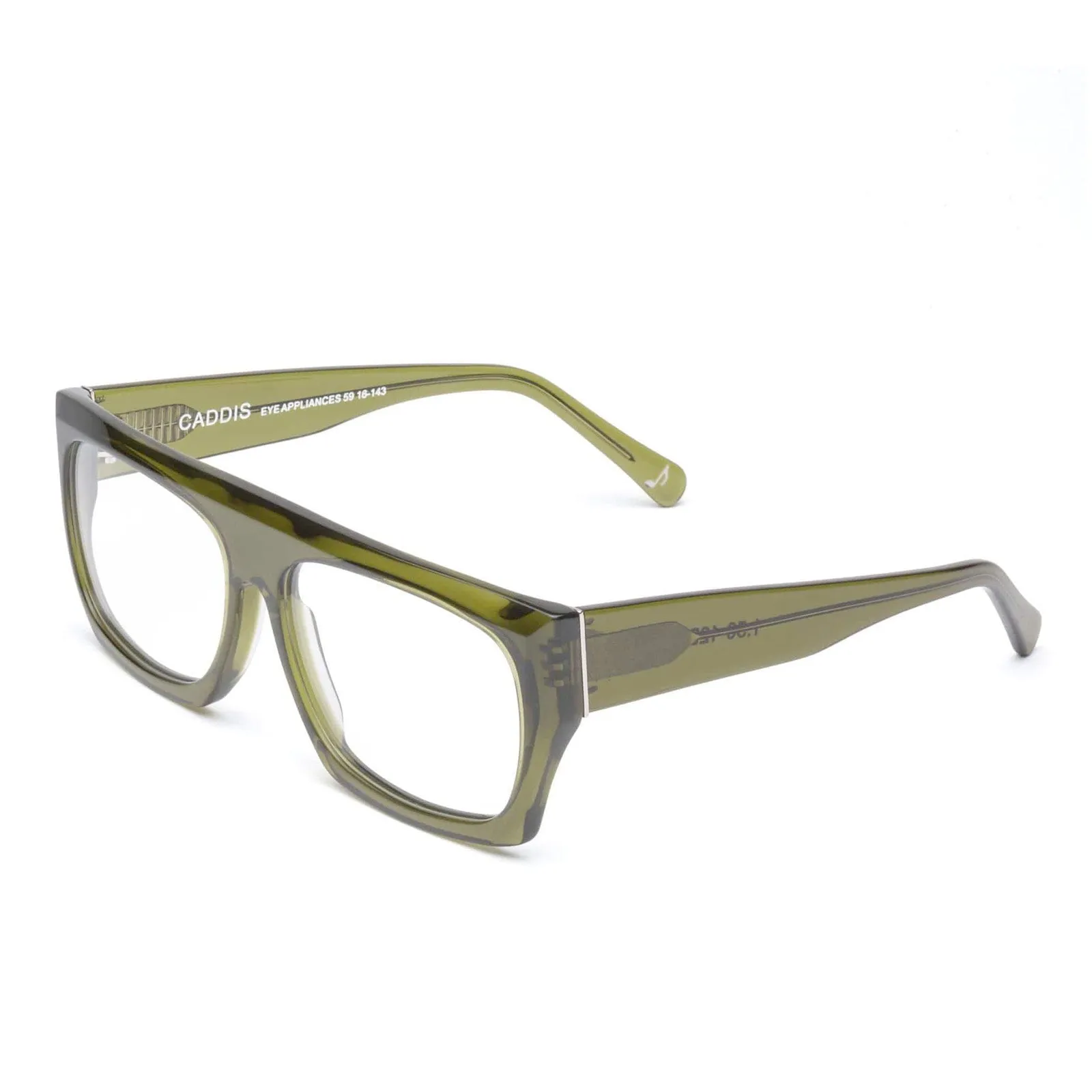 Caddis Reading Glasses, 12 Bar, Heritage Green