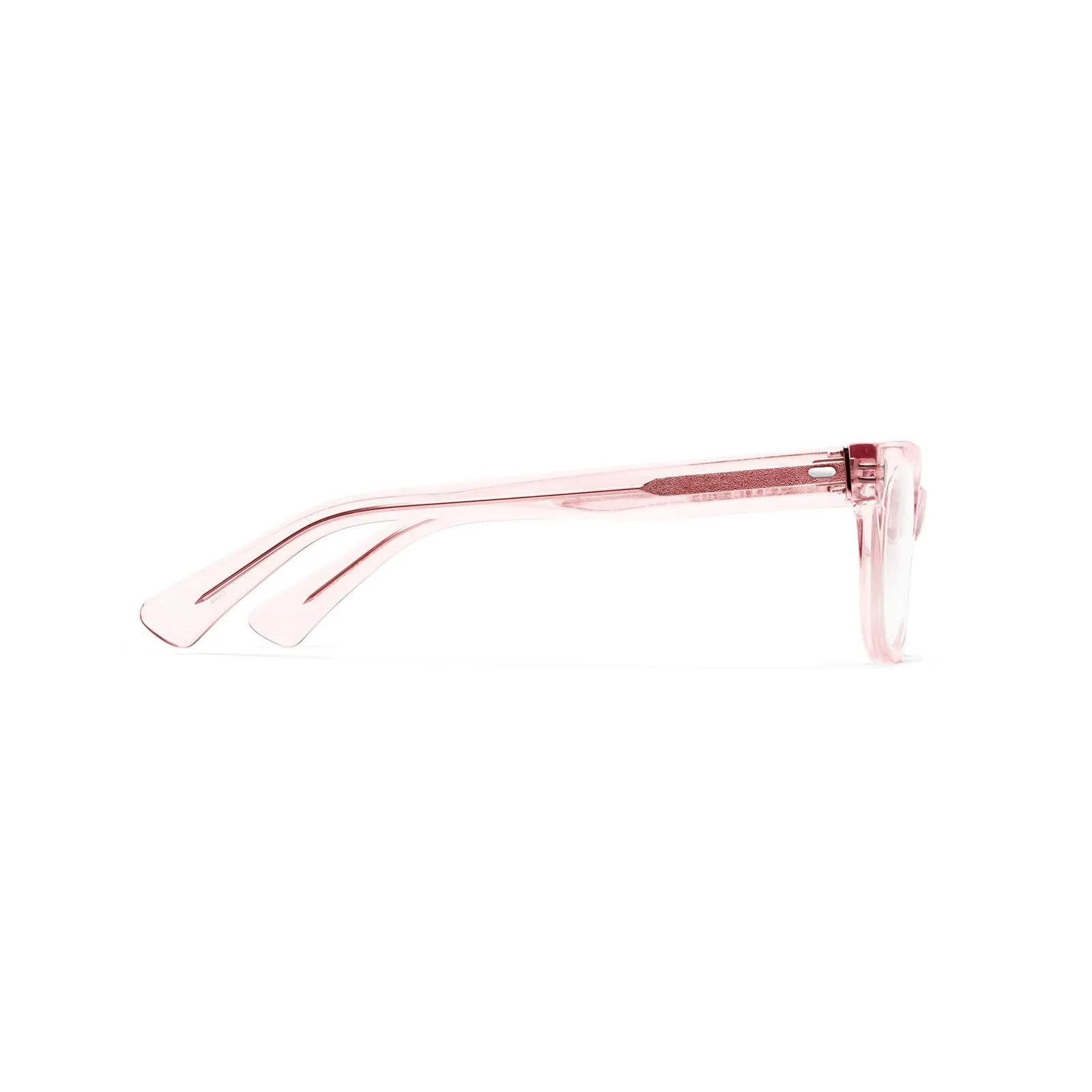 Caddis Reading Glasses, Bixby, Clear Pink