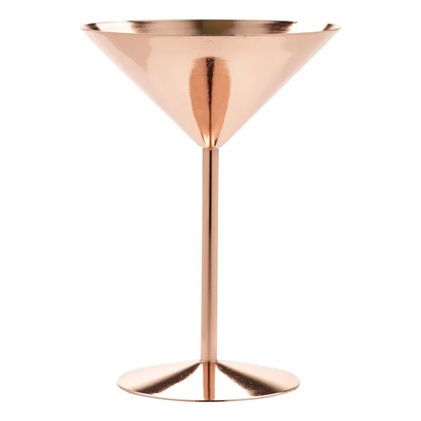 Copper Martini Glass 24cl/8.5oz- Pack 1