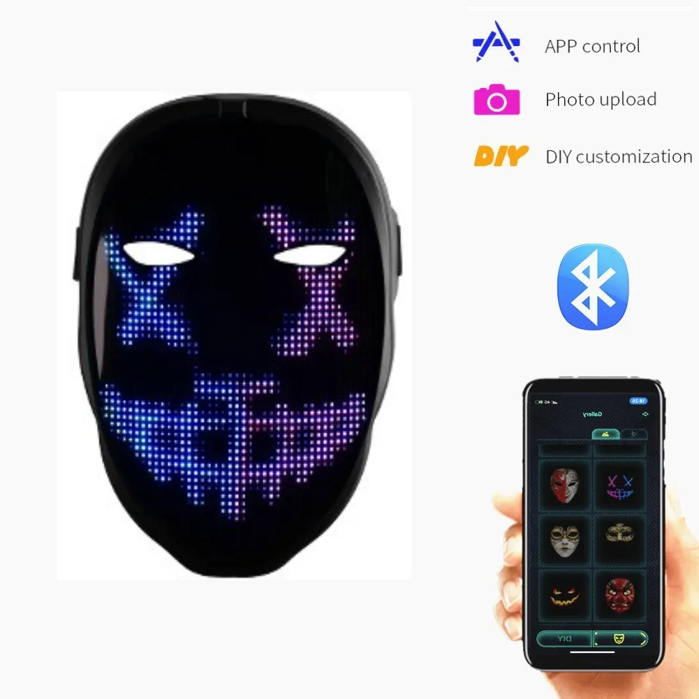 CRAZY LED MASK