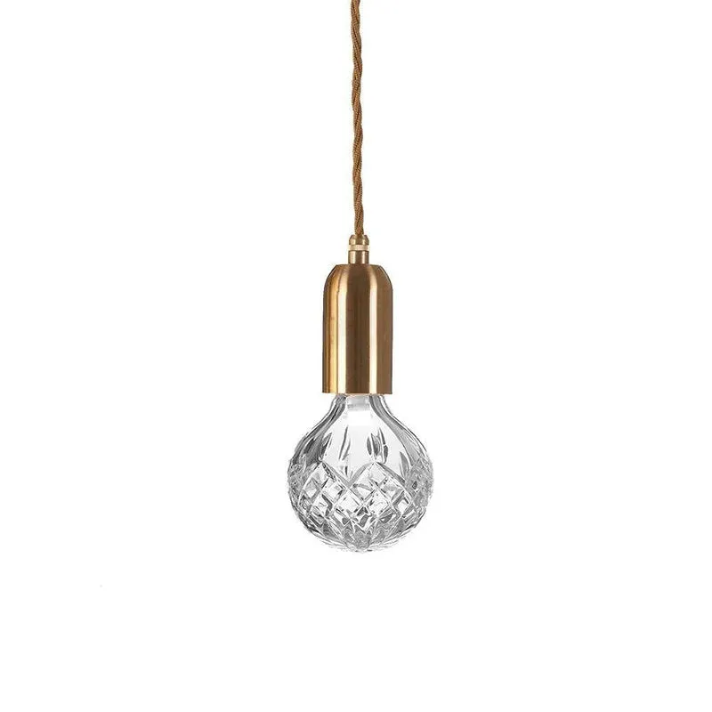 Crystal Bulb Pendant Light