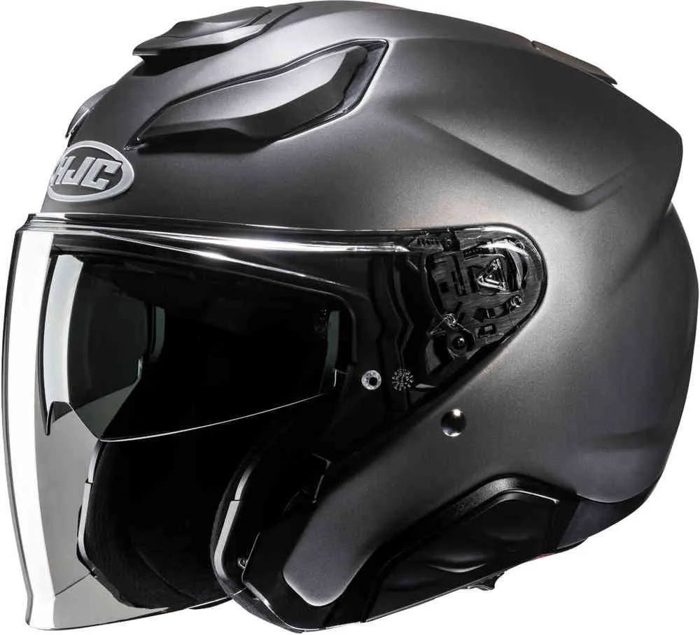 F31 HJC Hard Jet Helmet, Titanium Matte