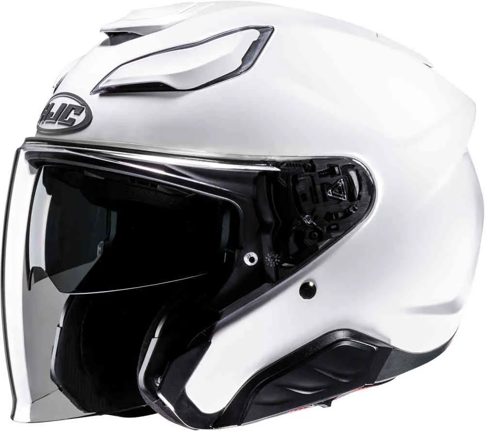 F31 HJC Hard Jet Helmet, White