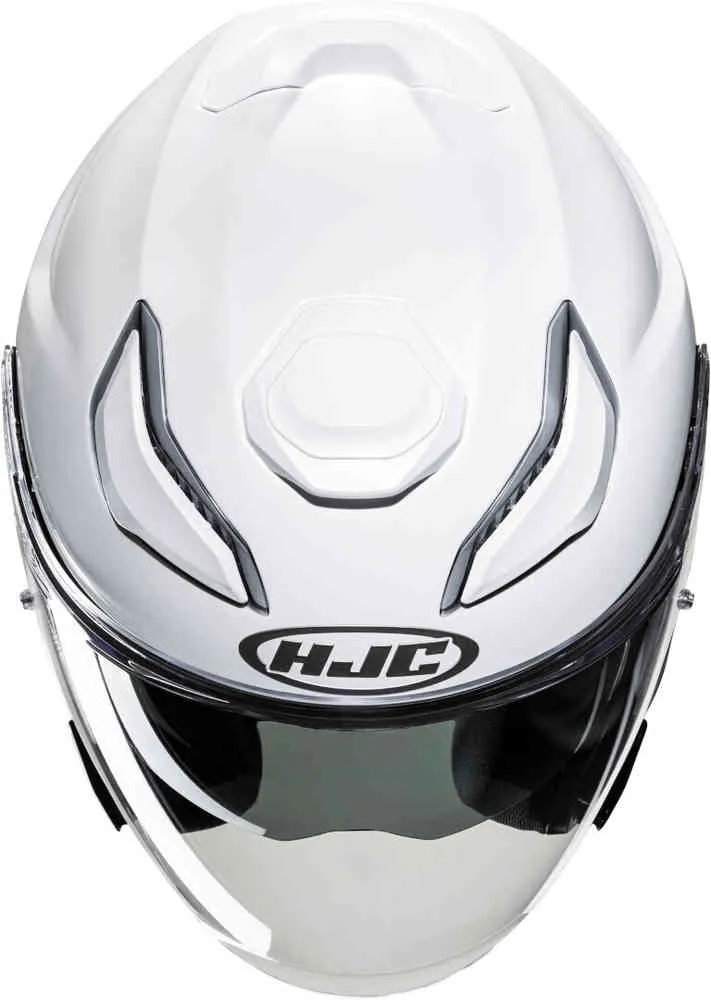 F31 HJC Hard Jet Helmet, White