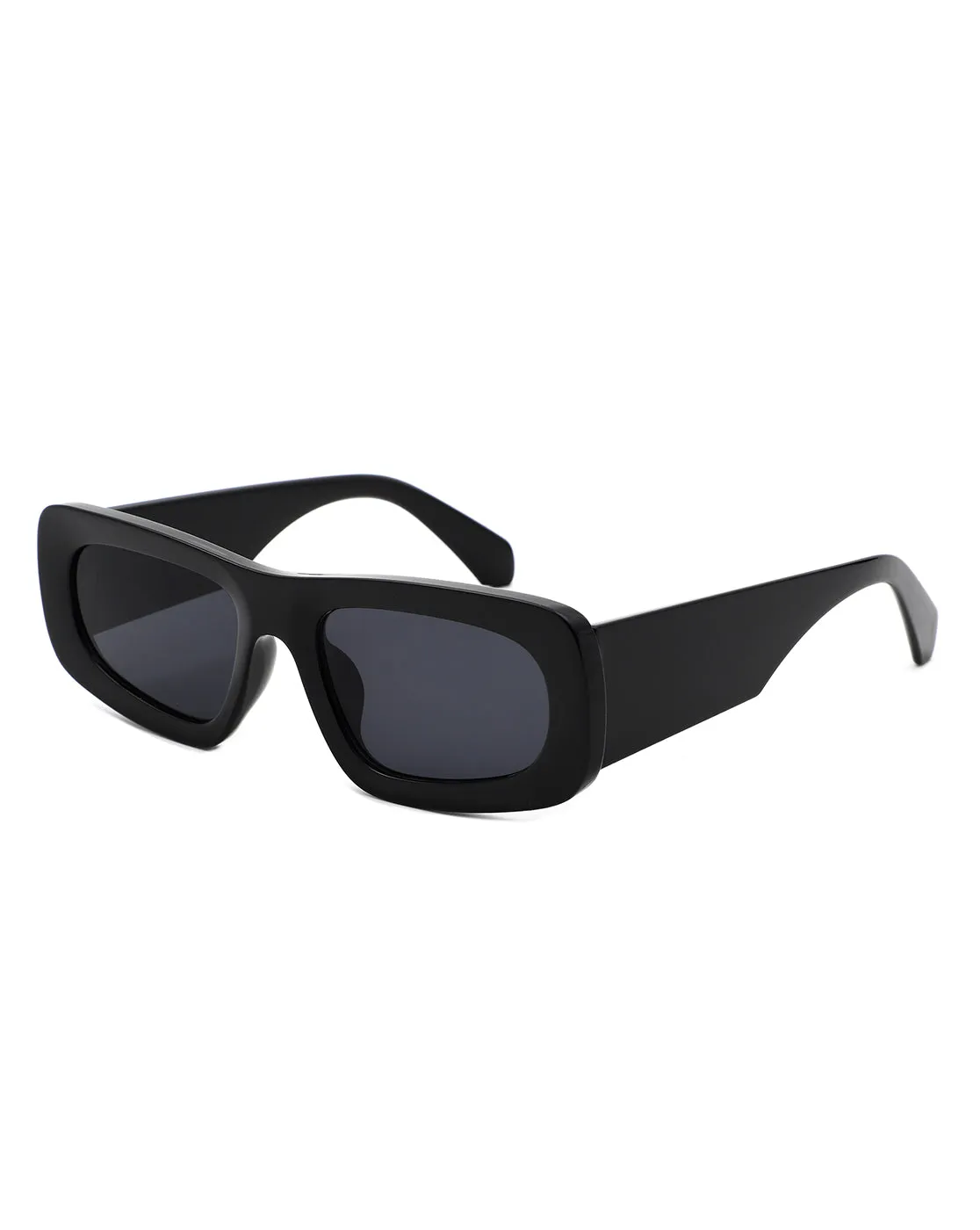 Faelon - Rectangle Retro Narrow Square Fashion Sunglasses