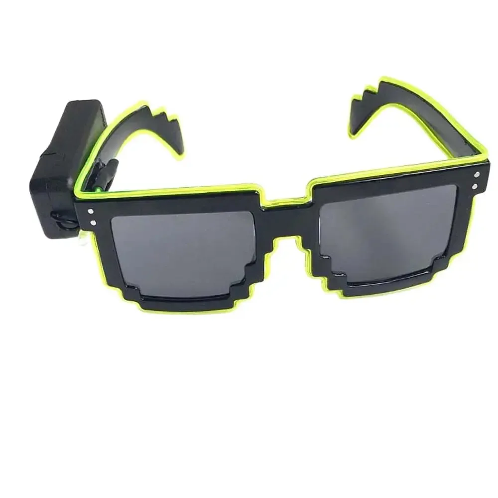 Flashing Luminous 8-Bit Stylish Party Glasses