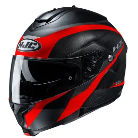 HJC C91 "Taly" Flip Front Helmet - Black / Red