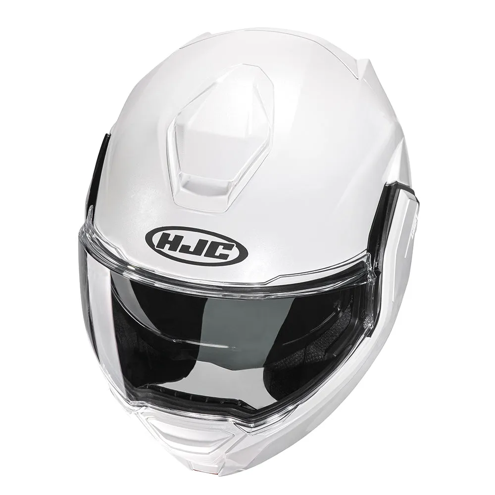 HJC I100 Pearl White ECE 22.06 P/J Dual Homologation Flip Front Helmet