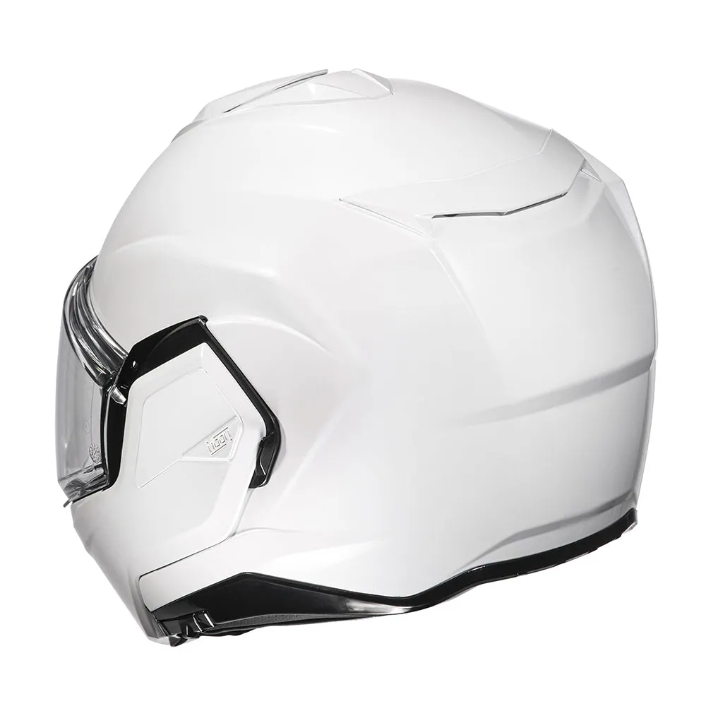 HJC I100 Pearl White ECE 22.06 P/J Dual Homologation Flip Front Helmet