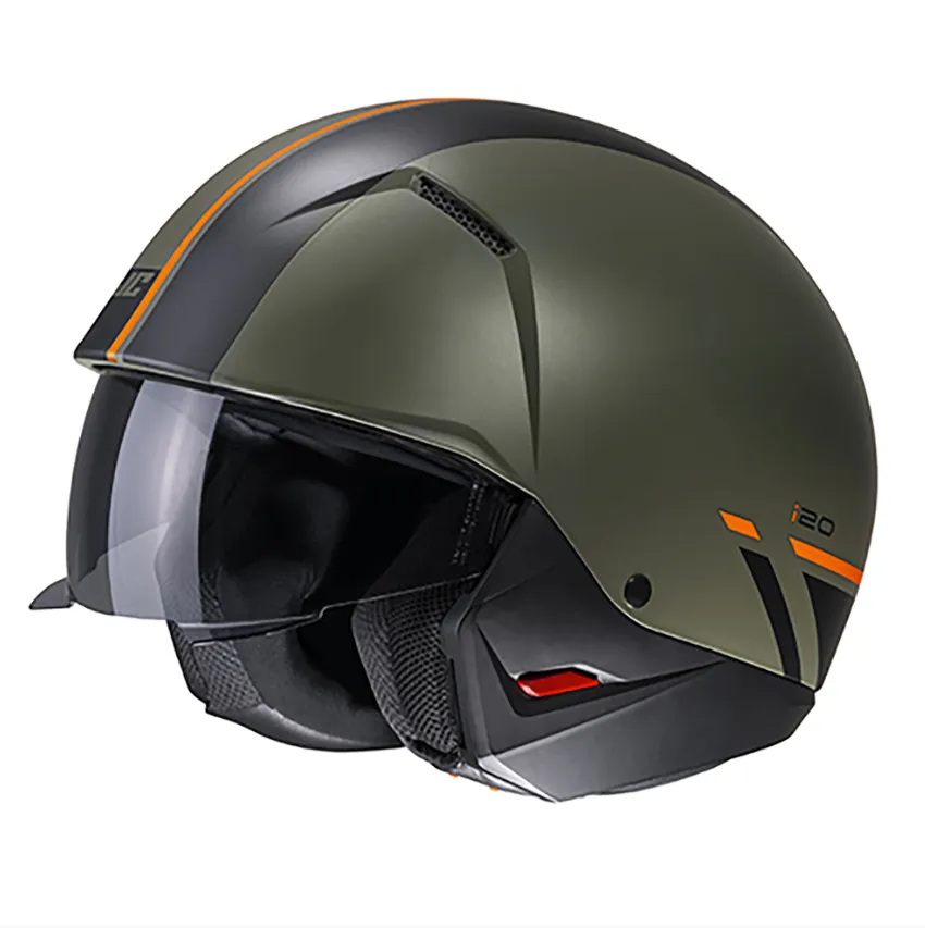 HJC I20 Batol MC4SF Green Full / Open Face Helmet