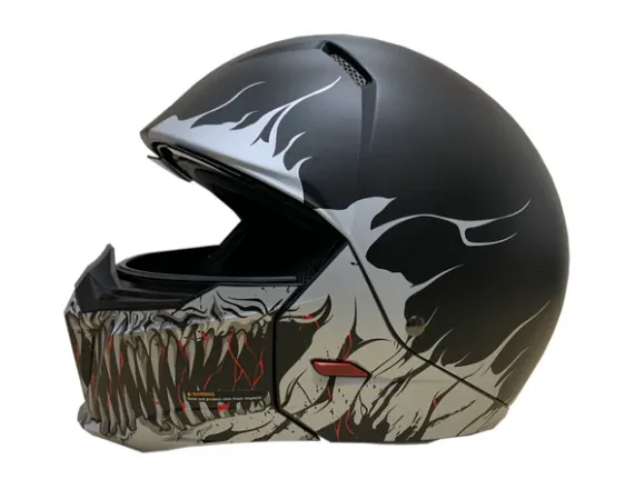 HJC I20 Scraw Black & White Full / Open Face Helmet