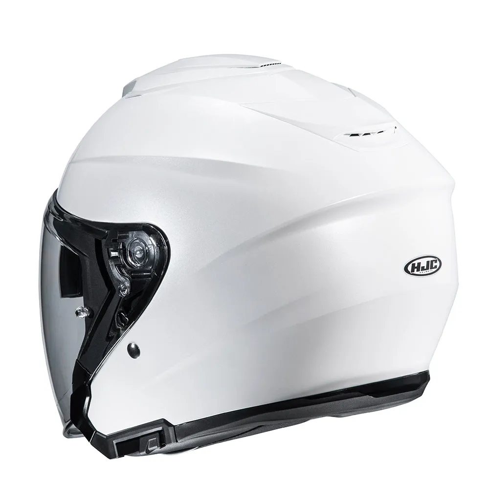 HJC I30 Gloss White DVS Pinlock Ready Open Face Helmet