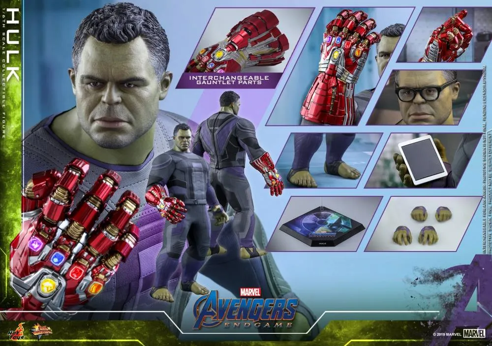 HOT TOYS MARVEL  AVENGERS: ENDGAME HULK COLLECTIBLE FIGURE 1/6 MMS558