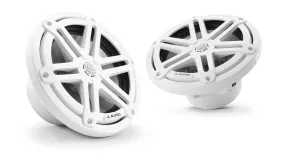 JL Audio M3 7.7in Coaxial Speakers White Sport Grille