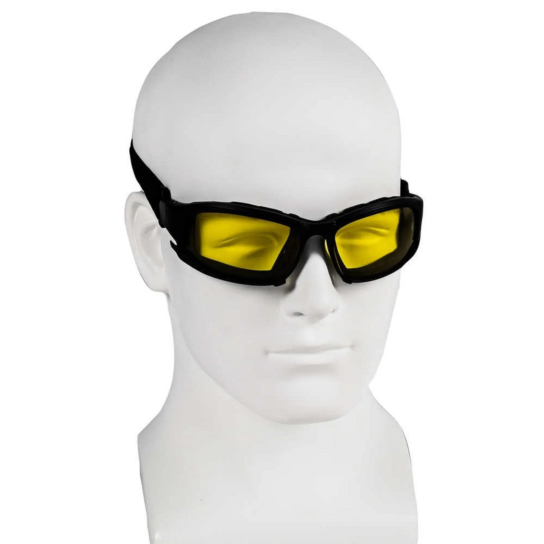 Kleenguard Calico V50 Safety Glasses/Goggle Hybrid with Anti-Fog Lens, Foam Padding, Interchangeable Temples, Head Strap and Microfiber Bag/Cleaning Cloth