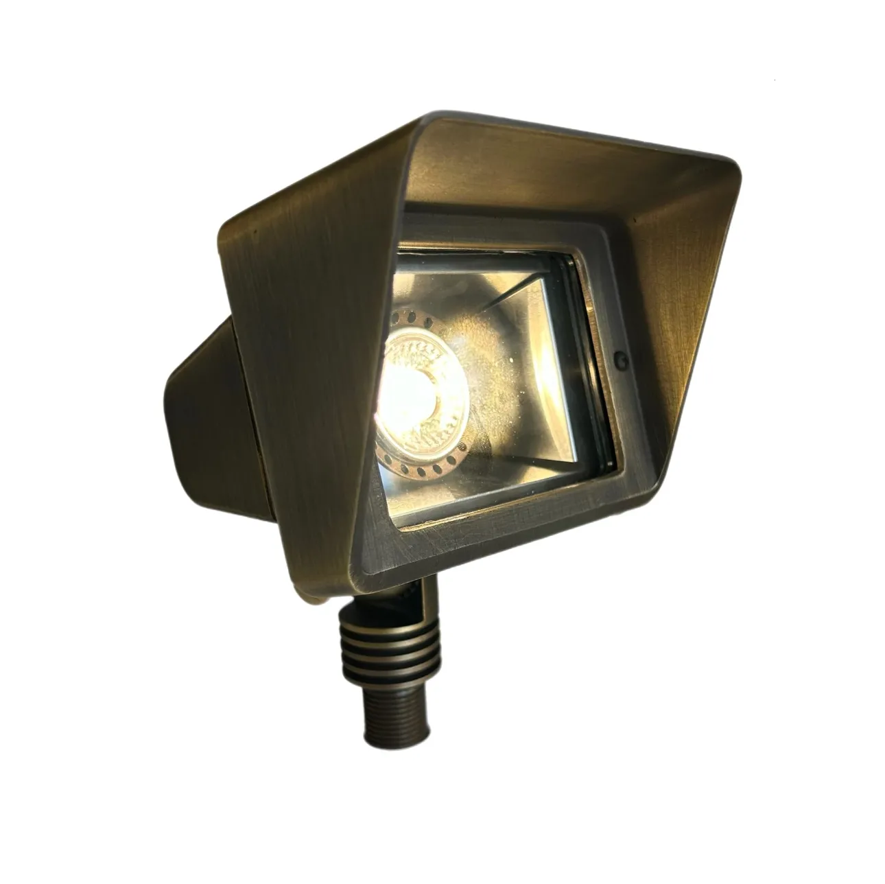 LaGarde Solid Cast Brass Flood Light Natural bronze