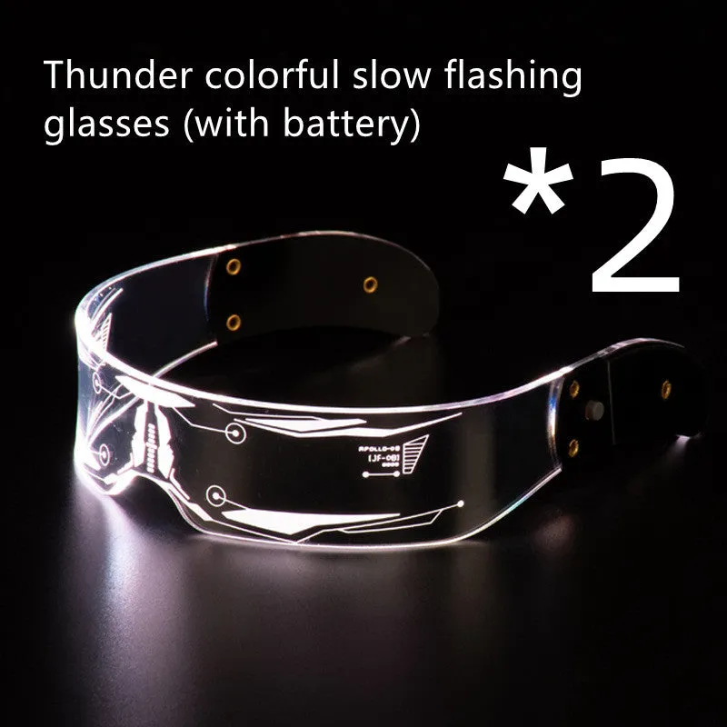 LED Luminous Costume Party Glasses