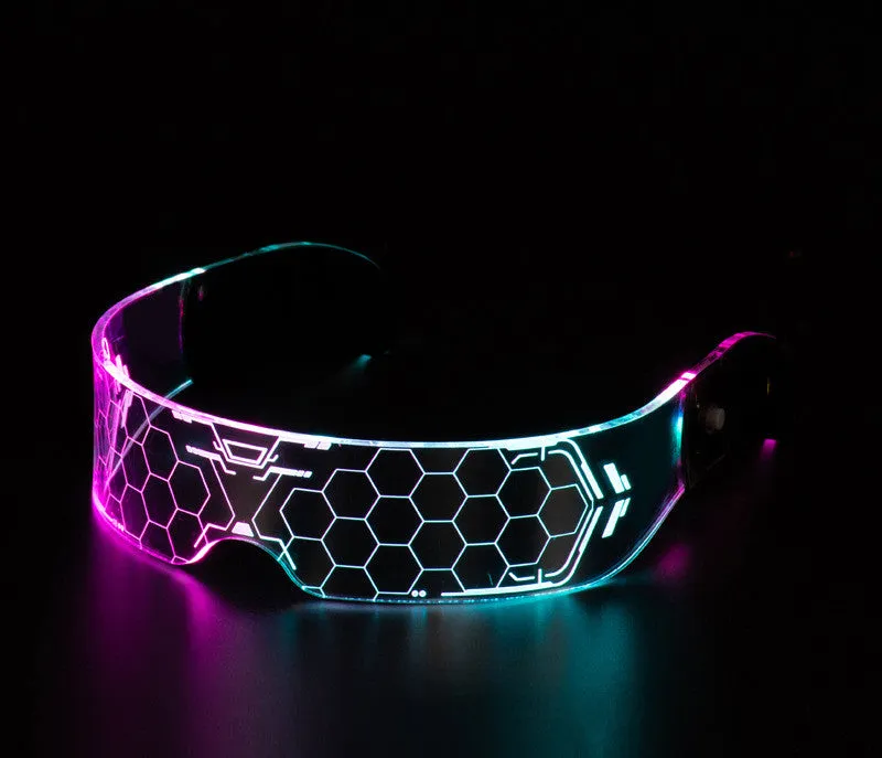 LED Luminous Costume Party Glasses