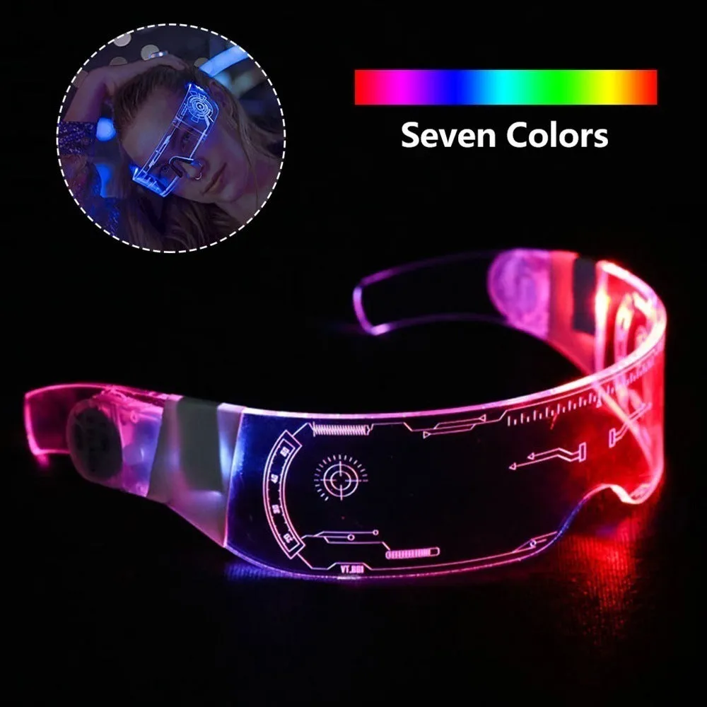 LED Luminous Costume Party Glasses