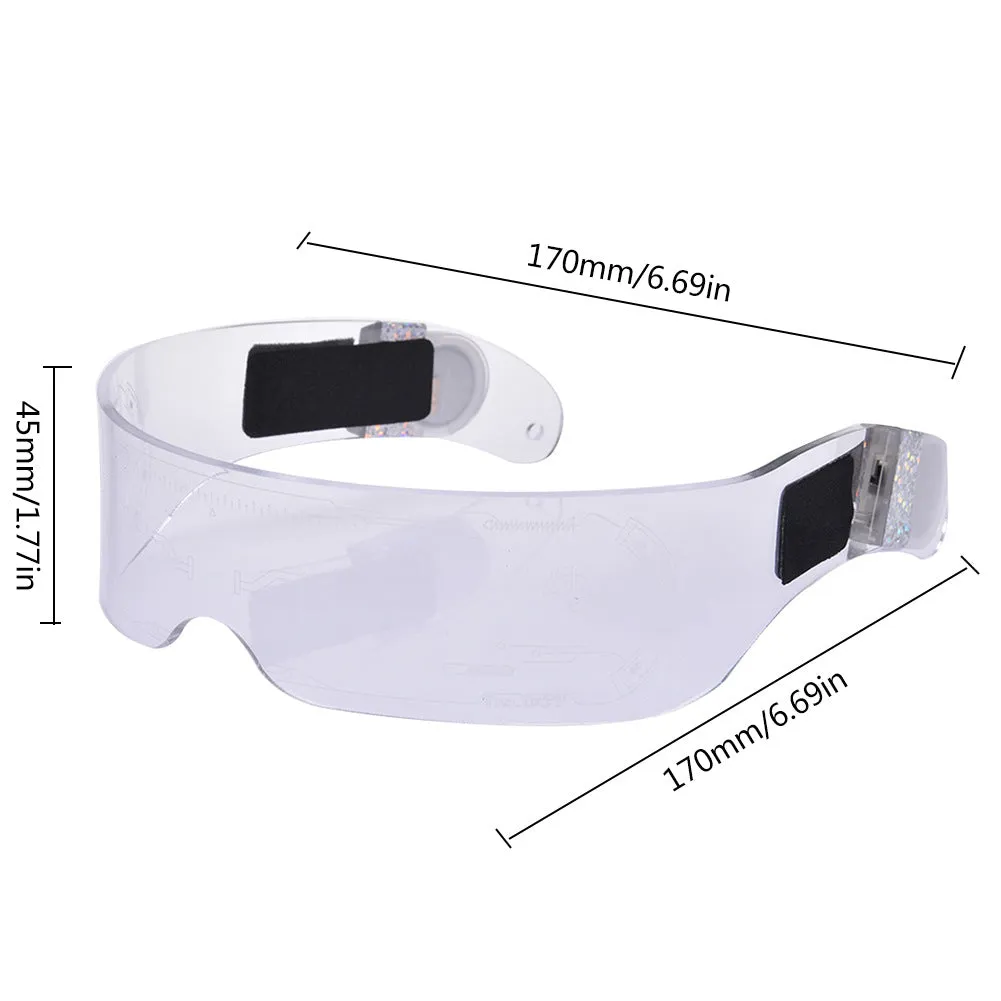 LED Luminous Costume Party Glasses