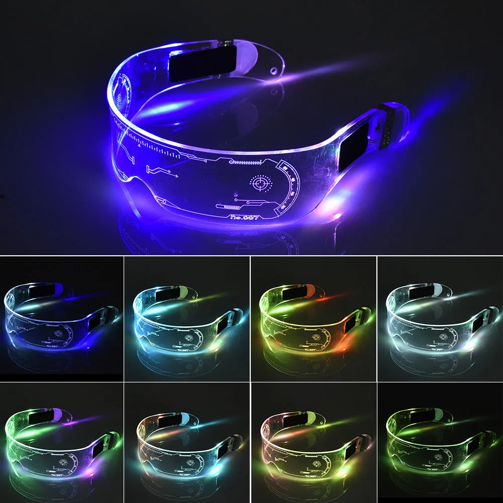 LED Luminous Costume Party Glasses