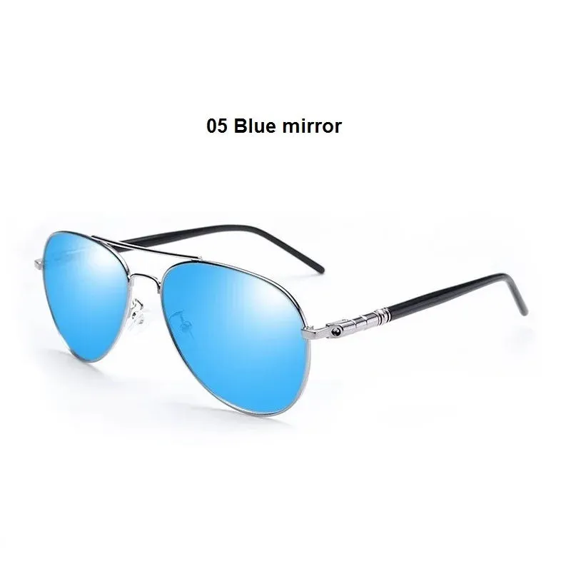 Men Women Brand Designer Male Vintage Black Pilot Sunglasses