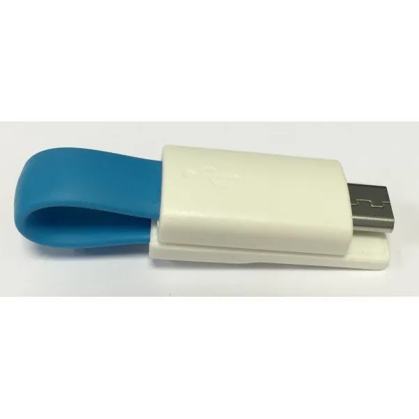 Micro USB Mini Magnetic Charging Cable for Android Smartphone (Iris Blue)