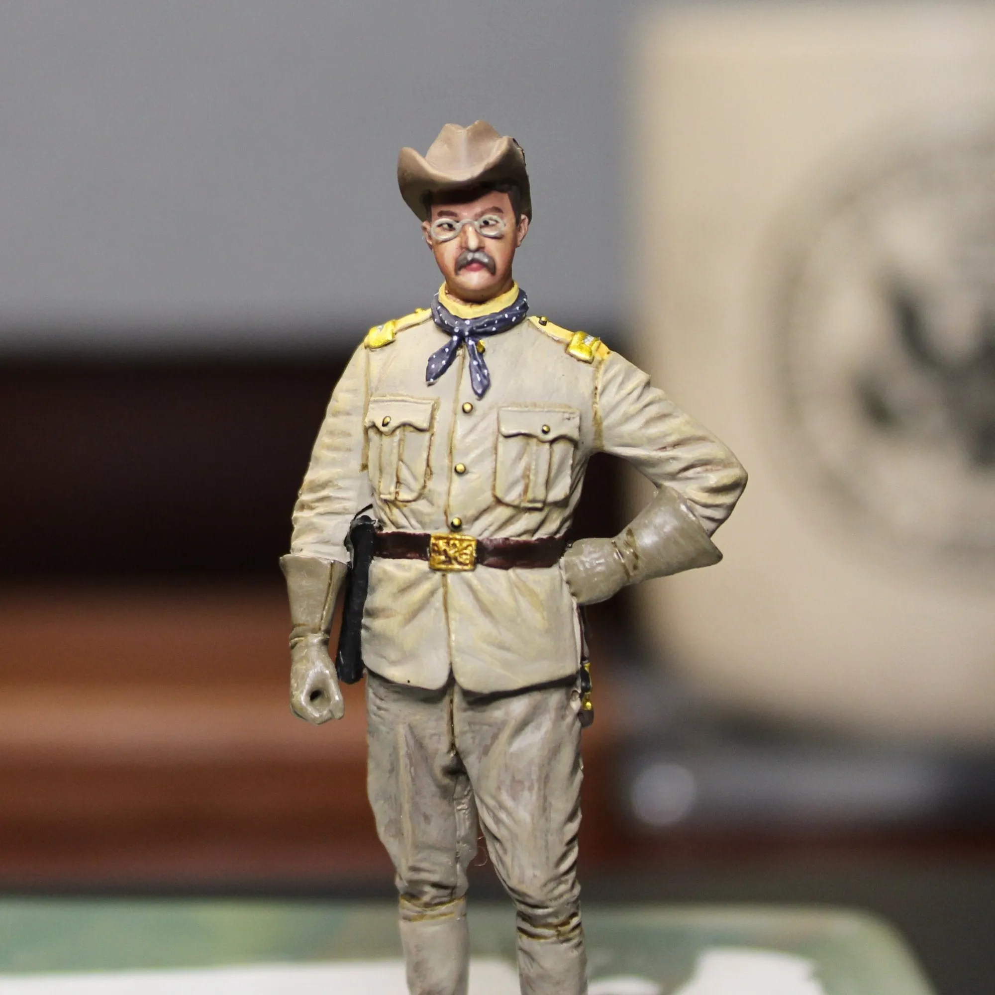 Miniature Collector's Figurine President Theodore Roosevelt