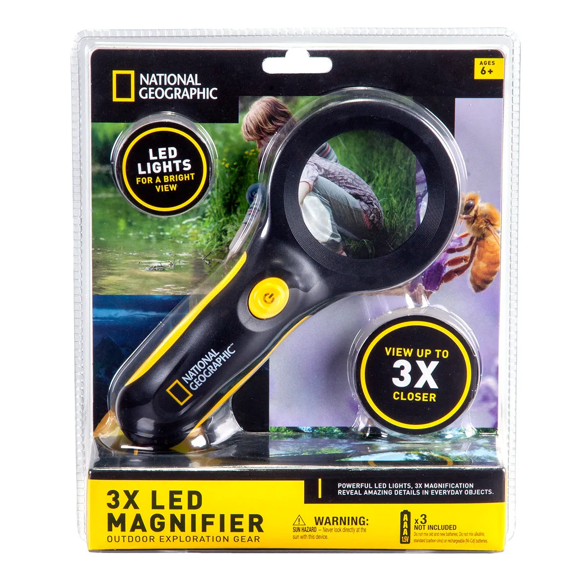 National Geographic 3x LED Magnifying Glass