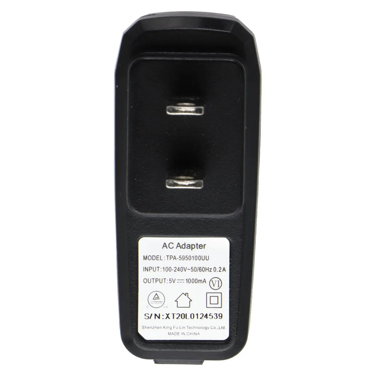 Orbic (RC400LPWR) 5V/1A AC Power Adapter - Black