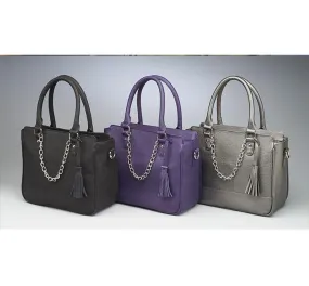 Park Ave Hand Tote, Tumbled Leather