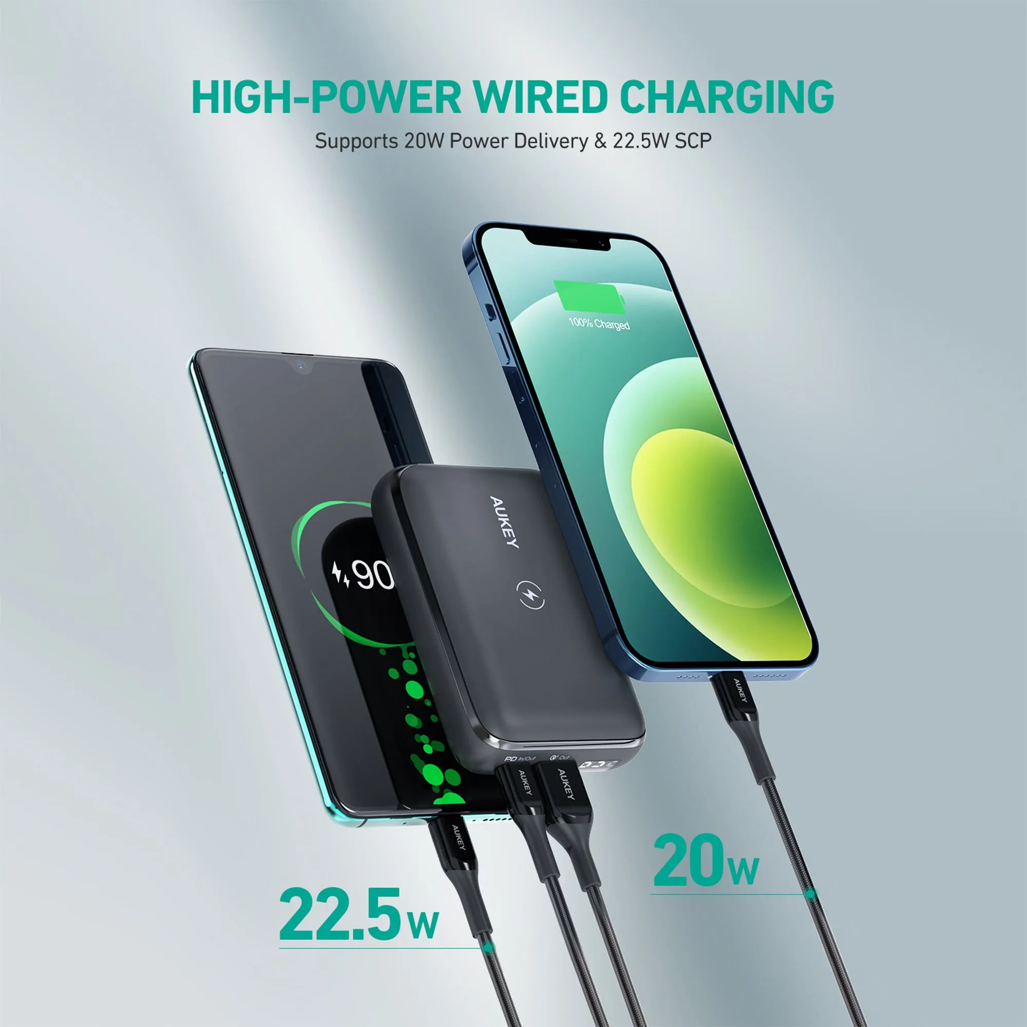 PB-WL01S 10000mAh Basix Pro Mini Wireless Charging Power Bank (20W Power Delivery)