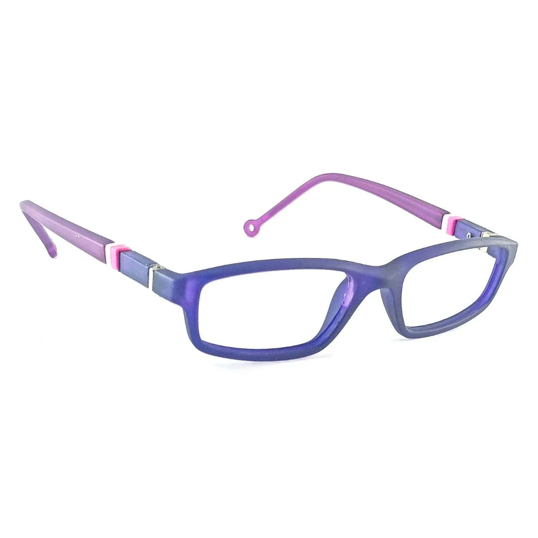 Purple Rectangular Kids Frame For Unisex- Little Champ