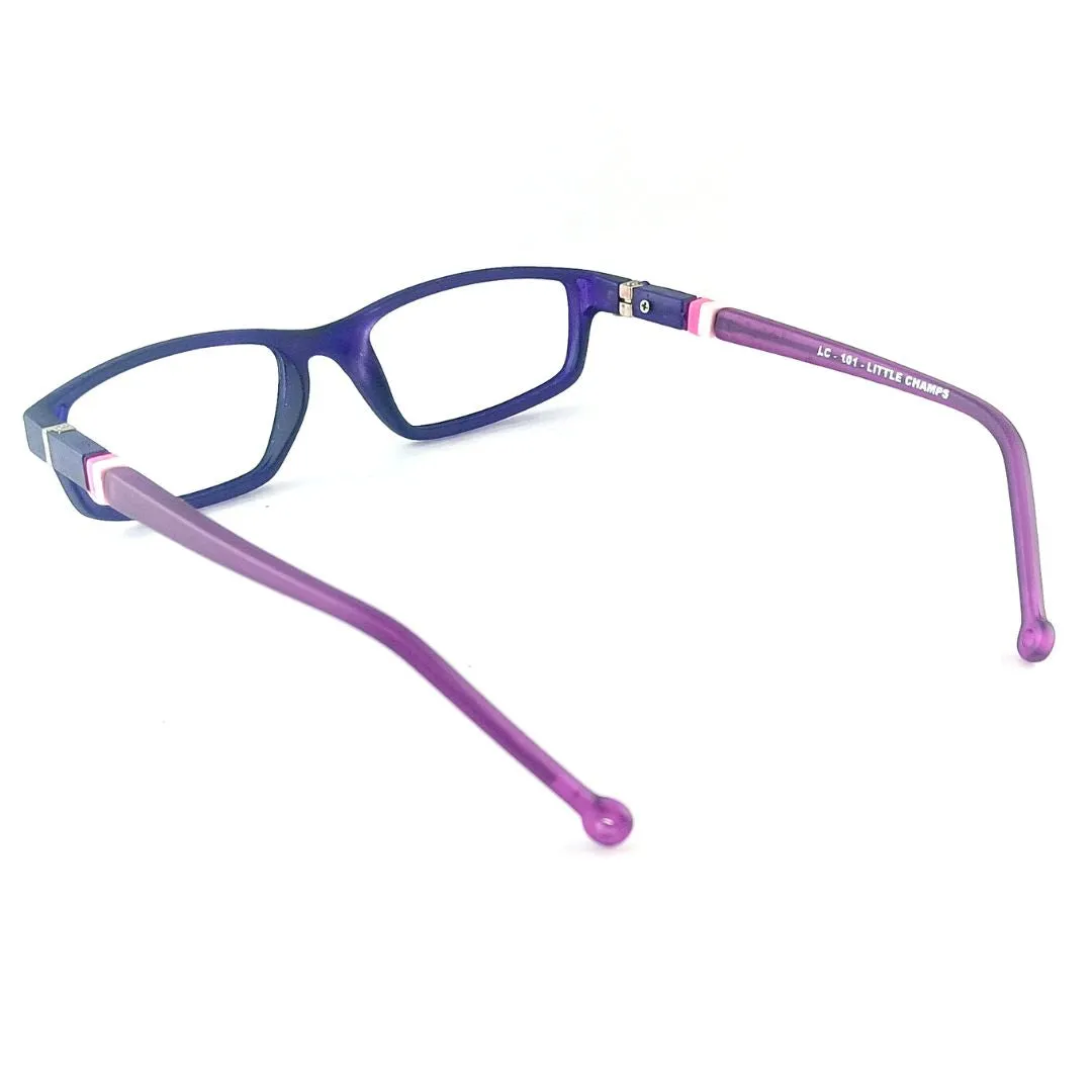 Purple Rectangular Kids Frame For Unisex- Little Champ