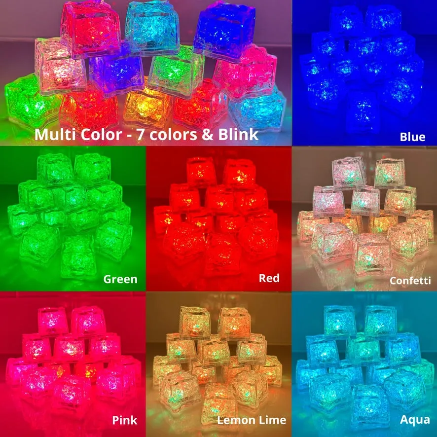 REVO Multi Color Light Up Ice Cube | 12 pk