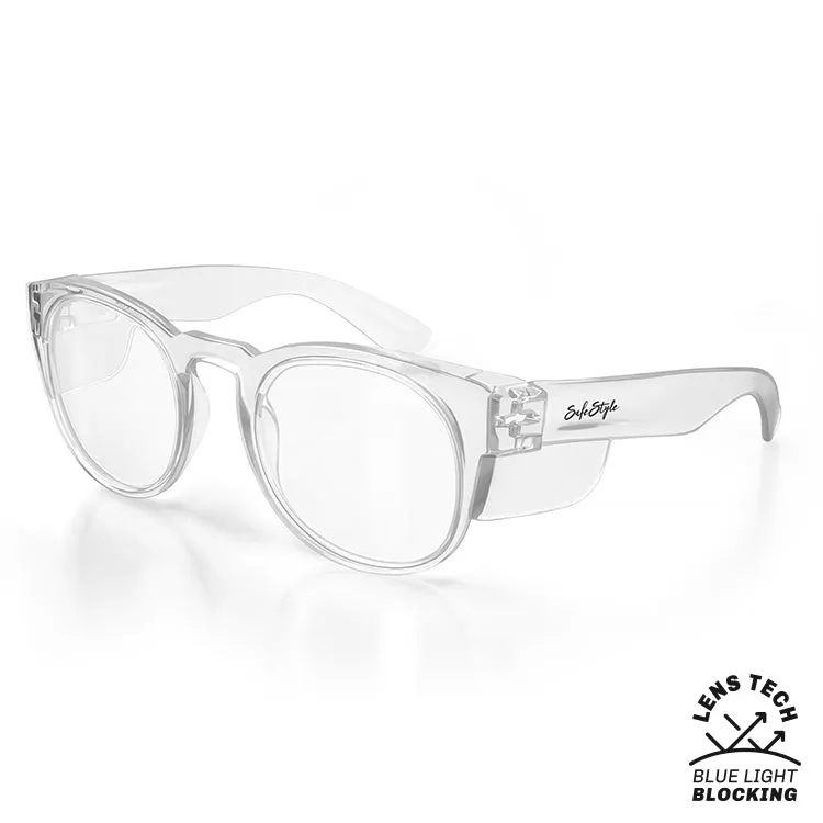 Safestyle Cruisers Clear Frame Blue Light Blocking Lens (CRCB100)