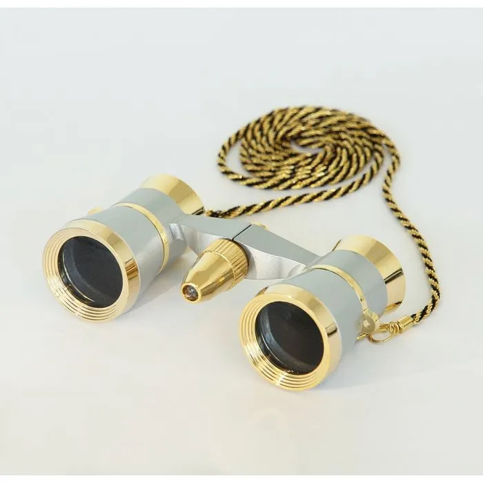 saxon 3x25 Opera Glasses with Light (Gold)