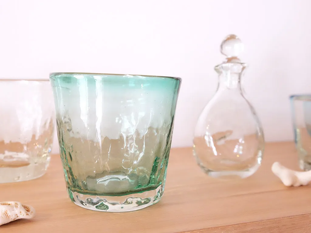 Elegant Sazanami Rocks Glass by Seiten - Handcrafted Crystal Drinkware for Whiskeys and Cocktails