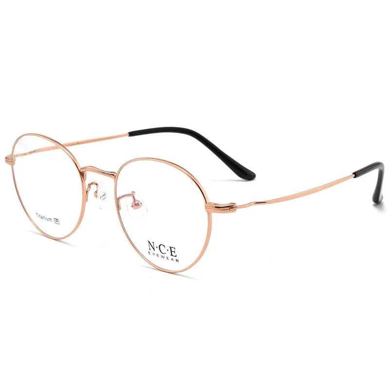 Unisex Full Rim Round Titanium Frame Eyeglasses Sc8297