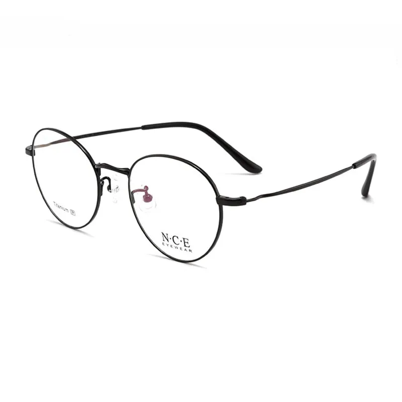 Unisex Full Rim Round Titanium Frame Eyeglasses Sc8297