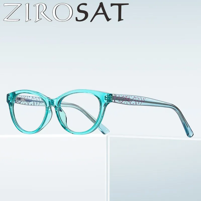 Zirosat Children's Unisex Full Rim Round Square Tr 90   Cp Eyeglasses 20209